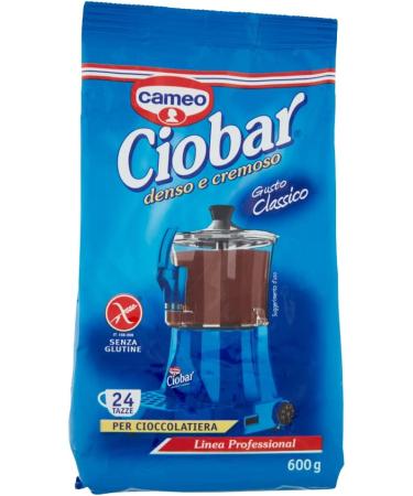 Cameo Ciobar Professional Classico Set of 3 Preparations for Hot Chocolate Drinks 24 Cups Gluten Free 600 g - Buy Online on GoSupps.com