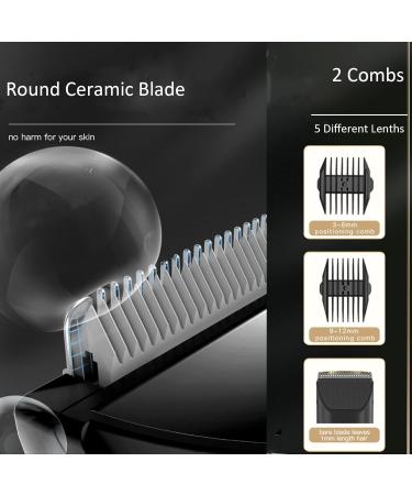 Favrison Hair Clippers for Men Automatic Vacuum Professional Cordless Hair Clippers Waterproof & USB Rechargeable Hair Cutting Kit Hair Trimmer with Magnetic Storage Bin - BLACK - Buy Online on GoSupps.com