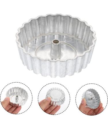 PRETYZOOM Oil Pier Mold Non Stick Fry Pan Griddle Kitchen Frying Moulds Dough Fried Mold Stamp Shrimp Cakes 6.8X6.8X2CM Silver - Buy Online on GoSupps.com