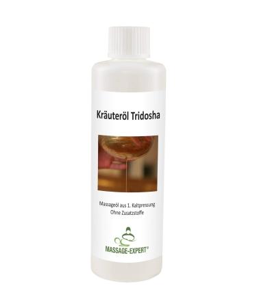 Ayurvedic herbal oil Tridosha by MASSAGE-EXPERT first cold pressing 250 ml 250 ml (1 pack)