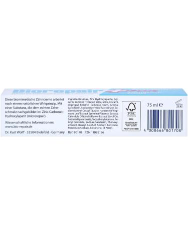  Biorepair Biorepair Toothpaste Plus 75 ml - Buy Online on GoSupps.com