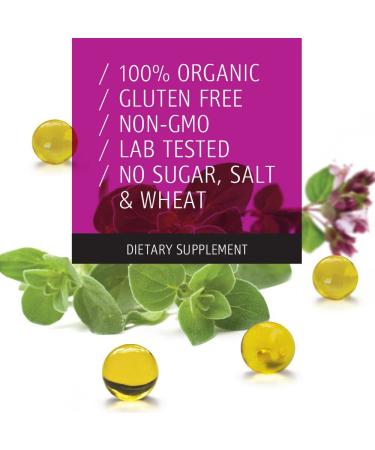Teliaoils Wild Oregano Oil Softgels Capsules - High Carvacrol | 60 Quality Softgels - Buy Online on GoSupps.com