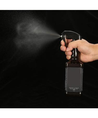 Hairdressing Spray Bottlle 500ml Plastic Hairdressing Spray Bottle Salon Barber Hair Tools Water Sprayer(Black) - Buy Online on GoSupps.com