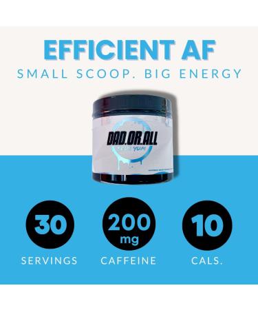 DADORALL Nootropic Powder | Sugar-Free Energy & Focus Drink Mix | 200mg Caffeine | Blue Yum Flavor | 30 Servings | International Shipping - Buy Online on GoSupps.com