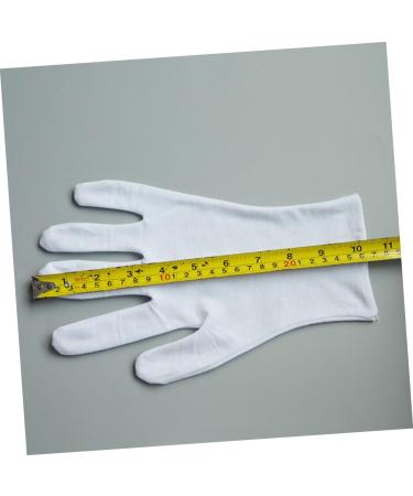 MAGICLULU Cotton Work Gloves 12 Pairs Factory Gloves Cotton Gloves Lengthen Work White Gloves White Work Gloves - Buy Online on GoSupps.com