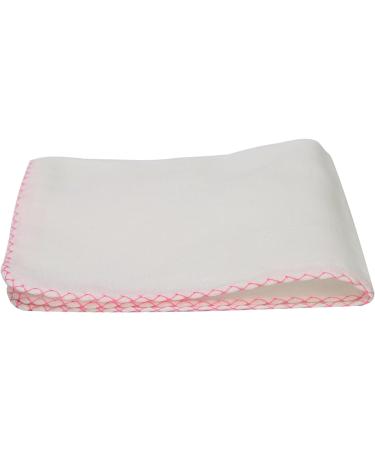 Panlom Pack 20 Eco-Friendly Muslin Face Cloths | Soft Cotton Reusable Facial Cleansing Cloths | Pink Edge | 20 Count - Buy Online on GoSupps.com