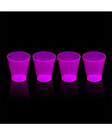 Party Essentials Neon Pink 2-Ounce Shot Glasses - 50 Count | Disposable Hard Plastic Shooter Cups - Buy Online on GoSupps.com