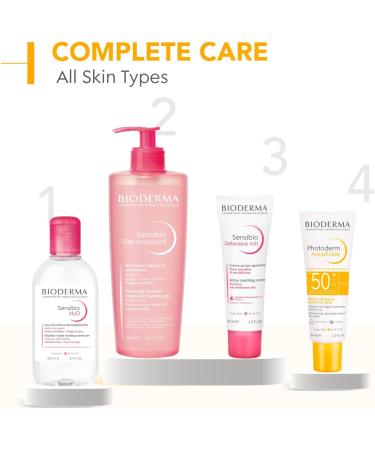 Bioderma Photoderm Aquafluide SPF 50+ Daily Face Sunscreen for Sensitive Skin 40ml - Buy Online on GoSupps.com