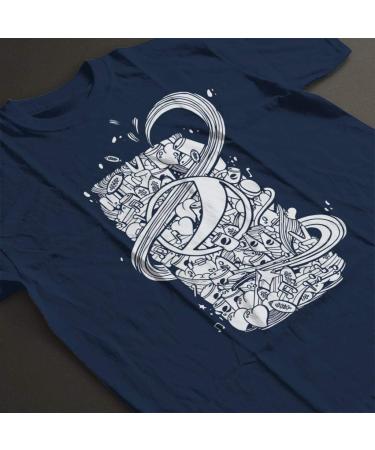 All+Every Pepsi White Doodle Can Men's T-Shirt M Navy Blue - Buy Online on GoSupps.com