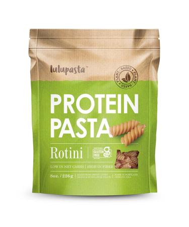 High Protein Pasta 19g Made with Lupin Flour & Sunflower Flour 4g Net Carb Gluten Free Keto Pasta Low Carb Pasta Lupin Pasta by lulupasta (Rotini 1 Pack) 8 Ounce (Pack of 1)