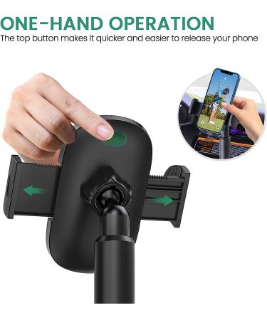 Golf Cart Phone Holder - Universal Cup Holder Mount for 4.7-6.8 Cell Phones | Fits EZGO, Club Car, Yamaha & More - Buy Online on GoSupps.com