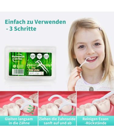Yuede Dental Floss Sticks - 300 + 40 Disposable Interdental Flossers | Y-Shaped Design Toothpicks for Effective Dental Care - 6x50 + 40Pcs (White) - Buy Online on GoSupps.com