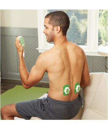AccuRelief Wireless TENS Unit with Remote Control - Pain Relief Device and Muscle Stimulator for Back, Neck, Arm, and Leg Pain - Buy Online on GoSupps.com