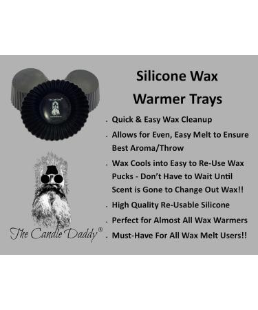 The Candle Daddy: 3 Navy Silicone Wax Warmers - Reusable Deposits for All Wax Melting Users - Buy Online on GoSupps.com