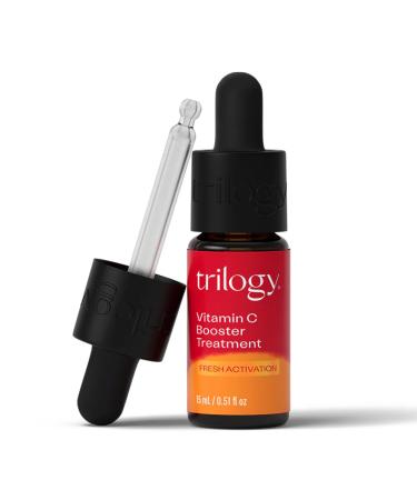 Trilogy Vitamin C Booster Treatment Brightening Serum with Hyaluronic Acid 0.51 fl oz 0.51 Fl Oz (Pack of 1)