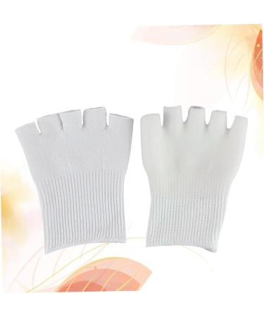 FRCOLOR 1 Pair Gel Toe Cover Moisturizing Socks Moisturizing Gel Socks Toe Spacers Toe Spreader Foot Spa Sock Five Toe Gel Socks Foot Care Socks Five Toes Orthotics Foot Socks White - Buy Online on GoSupps.com