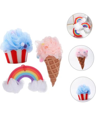 Beaupretty 3pcs Bath Ball Set - Portable Shower Sponges for Men | Cleaning Supplies & Skin Scrubbers - Buy Online on GoSupps.com