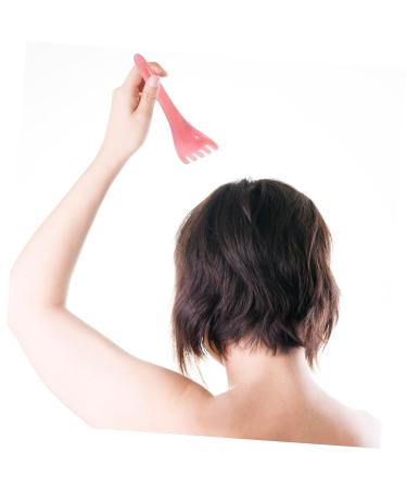 Plafope 2-Piece Scalp Massager Comb Set | Gua Sha Scalp Comb & Head Massage Tool | Wide Tooth Hair Scraper - Pink 16.50x5.00cm - Buy Online on GoSupps.com