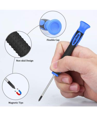 Eyeglass Repair Tool Kit LIFEGOO Glasses Precision Screwdriver Set with Compact Screw Box Includ Screws &Tweezer Eyeglass Screws Kit for Eyeglasses Sunglasses Watch Clock Repair Blue - Buy Online on GoSupps.com