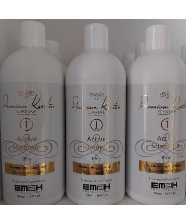Premium Keratin Caviar Brazilian Smoothing Kit 500ml (Activ shampoo + Revitaliz System)