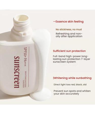 Meidimeijia Extra protection whitening sunscreen SPF50+ PA+++ High UVAUVB defense Waterproof and sweat resistant Nongreasy and lightweight for all skin types 50g - Buy Online on GoSupps.com