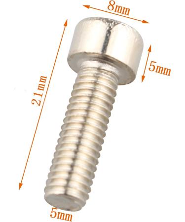 Haljia 12-Pack Bicycle Water Bottle Holder Screws - M5 Hex Hexagon Socket Screws for Bracket Accessories | International Shipping - Buy Online on GoSupps.com