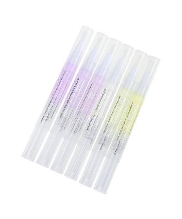 6 Pi ces Stylo de Soin Ongles Huile Nourrissante Cuticules R pare et Hydrate les Cuticules S ches Usage Salon et Domicile Format Pratique et L ger