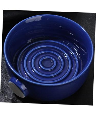 Buy Minkissy Antique Shaving Soap Bowl - Vintage Ceramic Travel Container for Shaving Foam & Razor Brush - Buy Online on GoSupps.com