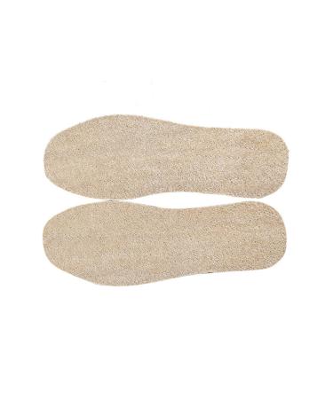 Beaupretty 1 Pair Loofah Insole Shoe Pad Shoes Pad Natural Loofah Shoes Cushion Breathable Shoe Cushion Shoe Cushions Loofah Pad Shoes Inserts Insoles Sweat Shoe Inserts Foot Yellow 25X8.6CM