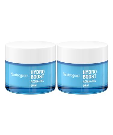 Neutrogena Hydro Boost Water Gel Normal and Combination Skin Moisturizer Hyaluronic Gel Matrix Hyaluronic Acid Sensitive Skin 2 x 50ml Bottles