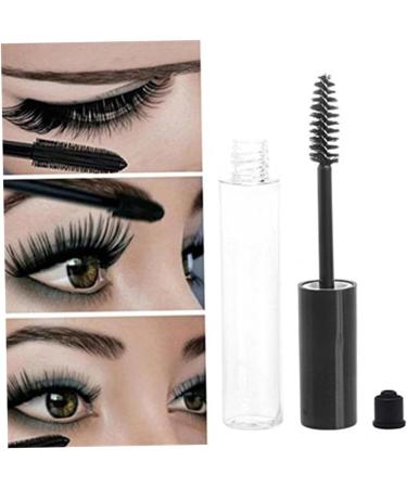 Outanaya 6pcs Eyelash Solution Bottle Portable Eyelash Tube Small Eyelash Bottle Mini Funnel Black Plastic - Buy Online on GoSupps.com