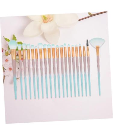 FOMIYES 20pc Makeup Tools Spray Blue Fur Handle Unicorn Shadow Eye Beauty Soil Stone Brush - Buy Online on GoSupps.com