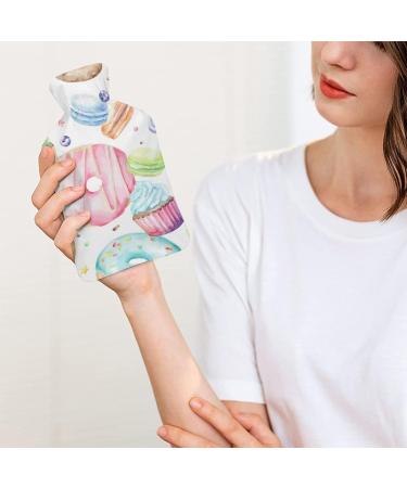 Donut Hot Water Bottle with Cover - Plush Hand Warmer for Adults & Kids | 26.5x15.3cm - International Shipping Available - Buy Online on GoSupps.com