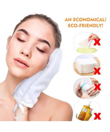 Kinhwa Slimming Washy Washing Gloves - Microfiber Reusable Face Cleaning Glove (3-Pack) - Soft and Effective 13cm x 20cm - International Shipping Available - Buy Online on GoSupps.com