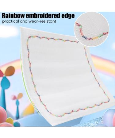 12-Layer Rainbow Oleophobic Cleaning Cloth Kitchen Dish Cloths for Washing Dishes Thickened Cotton Dishrags Rags for Cleaning House Easily Remove Stains and Grease (5 PCS 25 * 25CM) 5 PCS 25*25CM - Buy Online on GoSupps.com