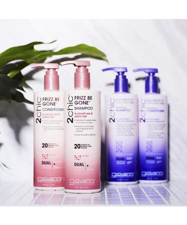 GIOVANNI 2chic Repairing Shampoo 24 oz - Blackberry & Coconut Milk | For Dry, Damaged, Color Treated Hair - Argan, Shea Butter, Keratin Enriched | Sulfate Free, No Parabens | Pack of 1 - Buy Online on GoSupps.com