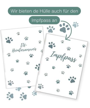 Wilhelm Fell EU Pet ID Card Case | Protective Paw Blue Cover | Unique Personal Gift for Pets - Buy Online on GoSupps.com