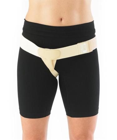 Neo-G Lower Hernia Support for Men and Women - Inguinal Hernia Support - Hernia Belt Reduces Symptoms of Overstrain & Exertion - Truss for Hernia Breathable & Adjustable - L - Left LARGE-LEFT: 39.4 - 49.2 In / 100 - 125 cm