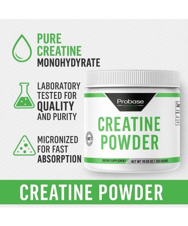 Probase Nutrition Creatine Powder 300 Grams - Buy Online on GoSupps.com