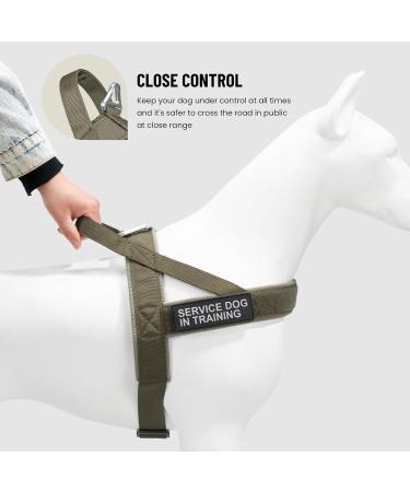 Excellent Elite Spanker Tactical Dog Vest - Adjustable Nylon Crockery for Small Medium & Large Dogs | Army Green - Buy Online on GoSupps.com