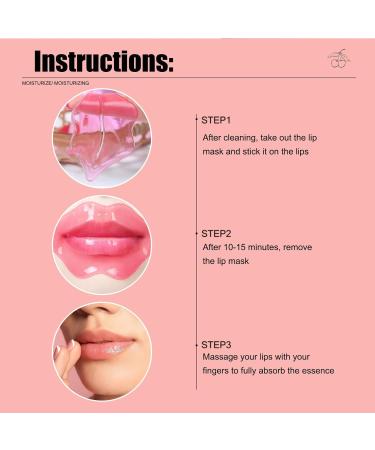 Collagen Crystal Lip Mask Moisturizing Lip Sleep Mask Anti wrinkle patches Plumping Lip Balm Lip Patches Reduces Lip Lines Remove Dead Skin Hydrating Gel Masks lip care - Buy Online on GoSupps.com