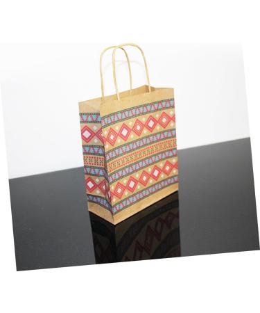 KOMBIUDA 12 Pcs Christmas Party Bag Christmas Print Kraft Bags Holiday Paper Gift Bags Christmas Bags Paper Packaging Bags Printed Paper Bag Christmas Tote Bags Candy Bag Printing - Buy Online on GoSupps.com