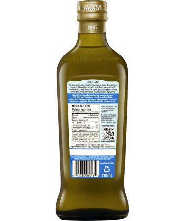 Filippo Berio Gold Selection Delicato Extra Virgin Olive Oil - 750mL Dark Glass Bottle - Buy Online on GoSupps.com