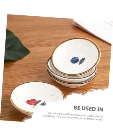 Zerodeko 8 Pcs Hand-Painted Saucer Flavor Seasoning Plate Simple Dish Ceramic Dipping Plate Tea Bag Butter Ketchup Dish Vinegar Dish Sauce Bowl White Dipping Vegetables Fresh Ceramics 9.5X9.5X2.5CMx4pcs Whitex4pcs - Buy Online on GoSupps.com