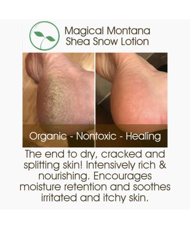 Montana Snow Butter | Organic Whipped Body Butter for Dry Skin | Non-Greasy Shea & Mango Cocoa Cream - Buy Online on GoSupps.com