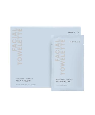 NuFACE Prep-N-Glow Facial Towelette NEW! Clean 20 Count