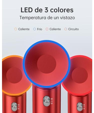 Laifen Retro Series Hair Dryer - 200M Negative Ions 110 000 RPM Brushless Motor Fast Drying Diffuser - Perfect for Home & Travel (Red Pink) - Buy Online on GoSupps.com