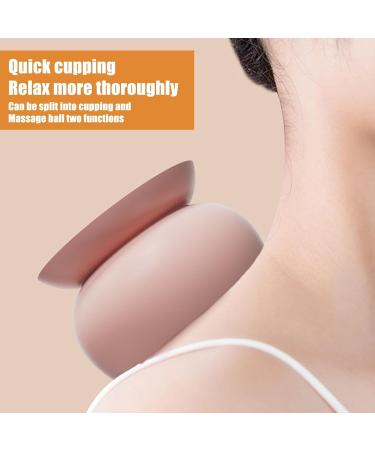 Assembly Massage Ball with Suction Cup | Trigger Point Therapy Tool for Stress Relief & Muscle Relaxation | Myofascial & Deep Tissue Massage - Orange - Buy Online on GoSupps.com