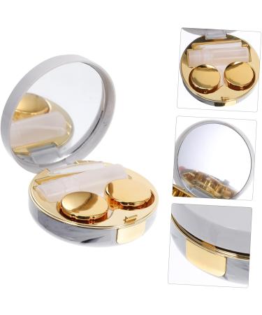 Anneomas Portable Contact Lens Case - Travel-Friendly Colorful Container for Lentes - Round Storage Box 7.2x7.2cm - Buy Online on GoSupps.com