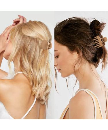 ATODEN Small Hair Clips - 8 Pcs Cute Neutral Claw Clips for Thin Hair, Matte Medium Hair Accessories for Thick & Fine Hair - Non slip Hair Clamps - Buy Online on GoSupps.com